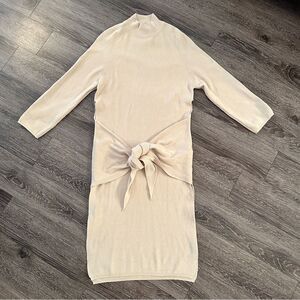 SNDYS Tied Up Knit Dress in Sand